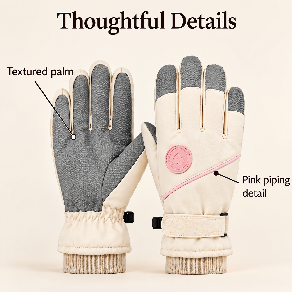 Aldenwyn™ Cream & Blush Gloves