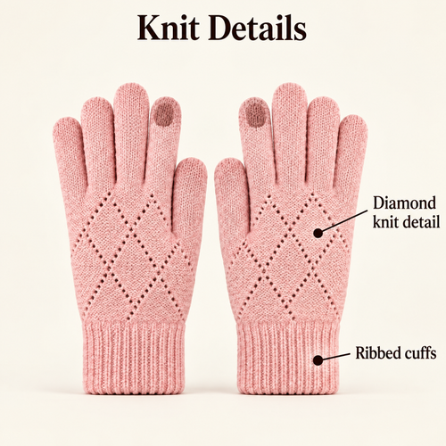 Aldenwyn™ Blush Knit Gloves