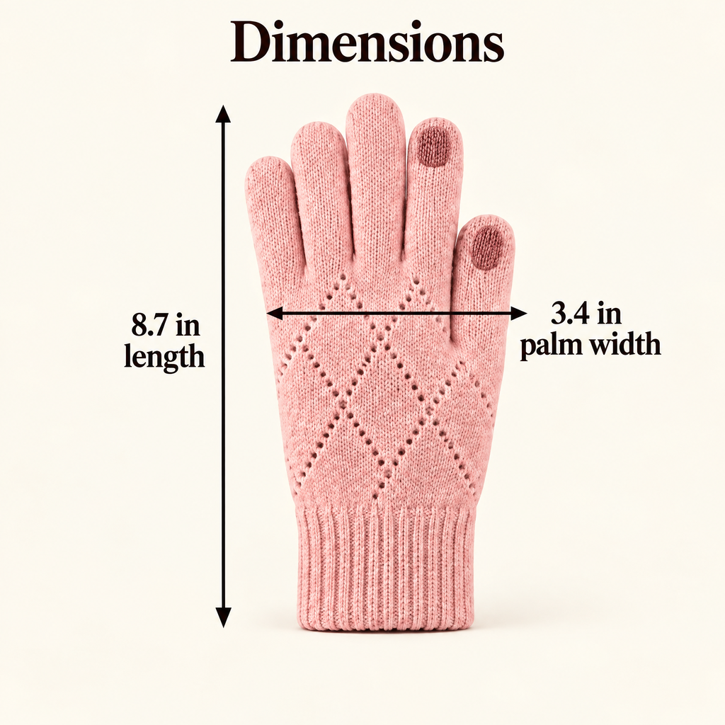 Aldenwyn™ Blush Knit Gloves