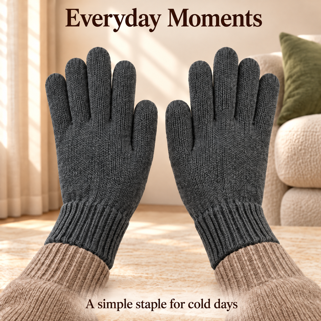 Aldenwyn™ Charcoal Knit Gloves