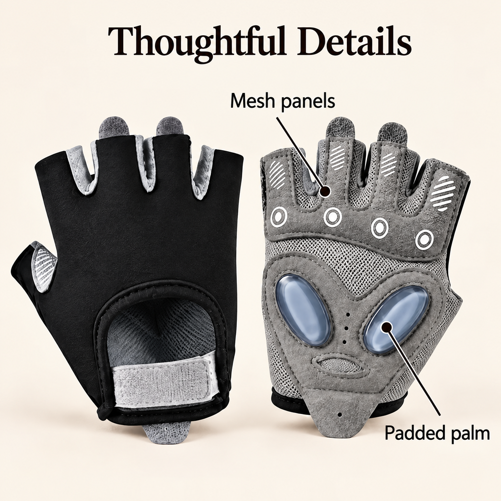 Aldenwyn™ Gray & Black Training Gloves