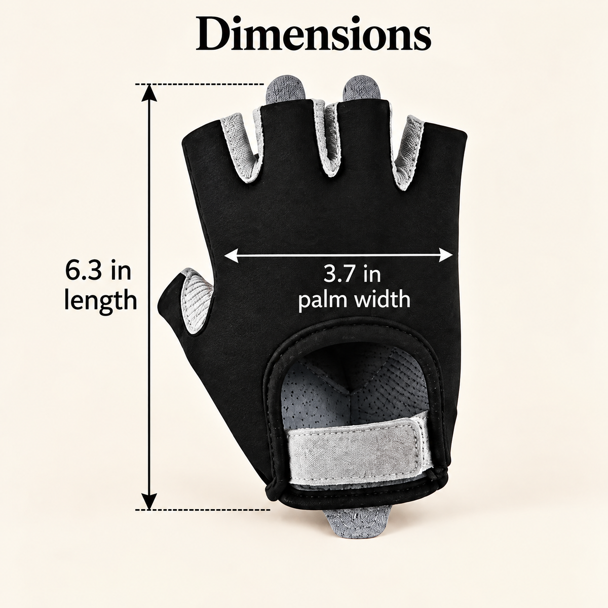 Aldenwyn™ Gray & Black Training Gloves