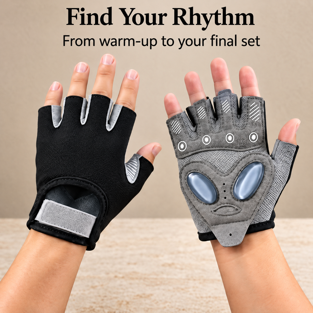Aldenwyn™ Gray & Black Training Gloves