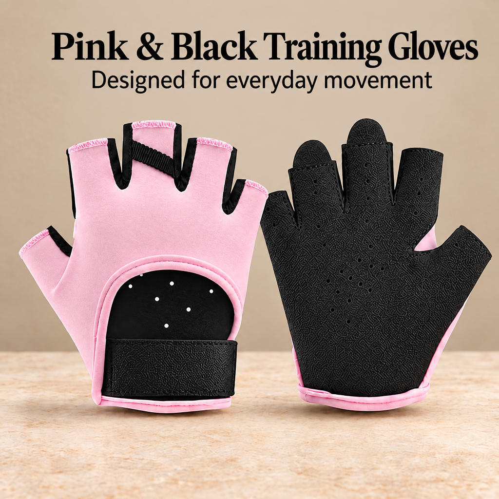 Aldenwyn™ Pink & Black Training Gloves