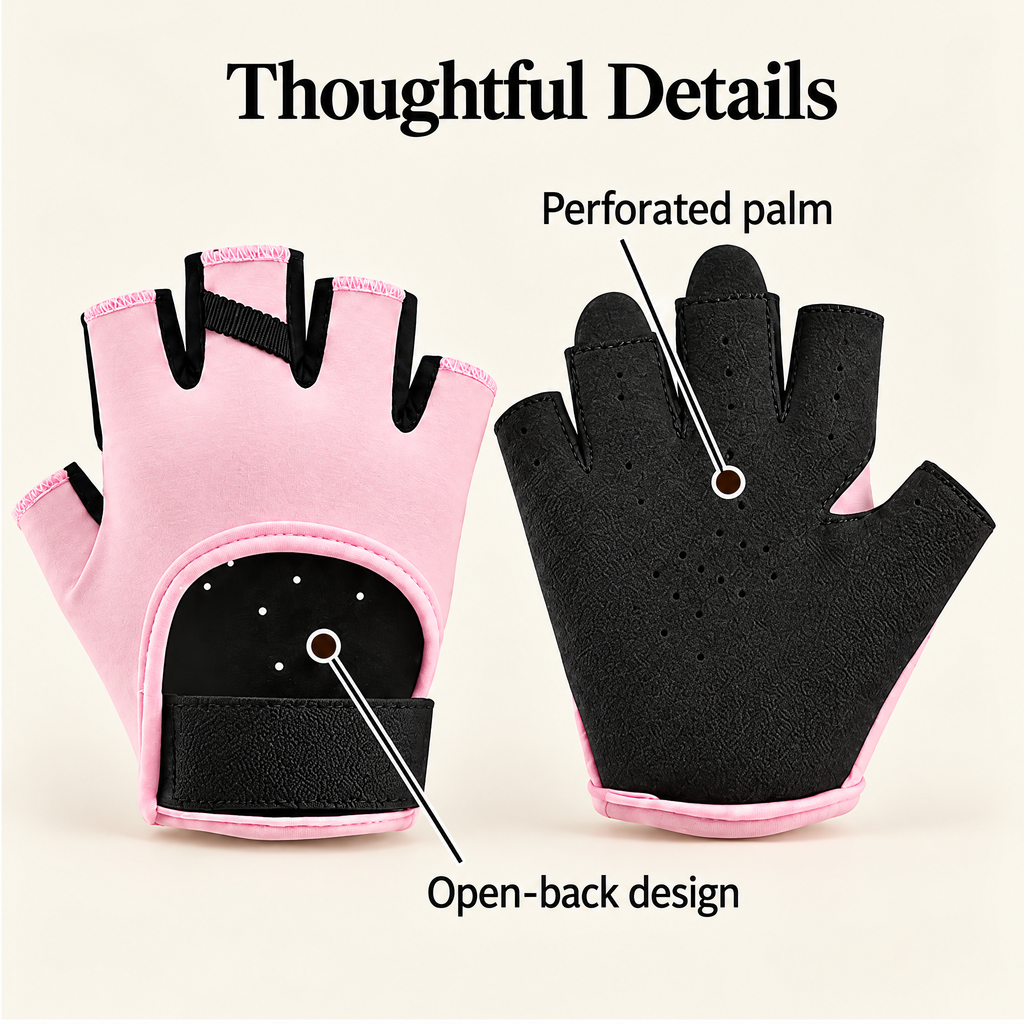 Aldenwyn™ Pink & Black Training Gloves