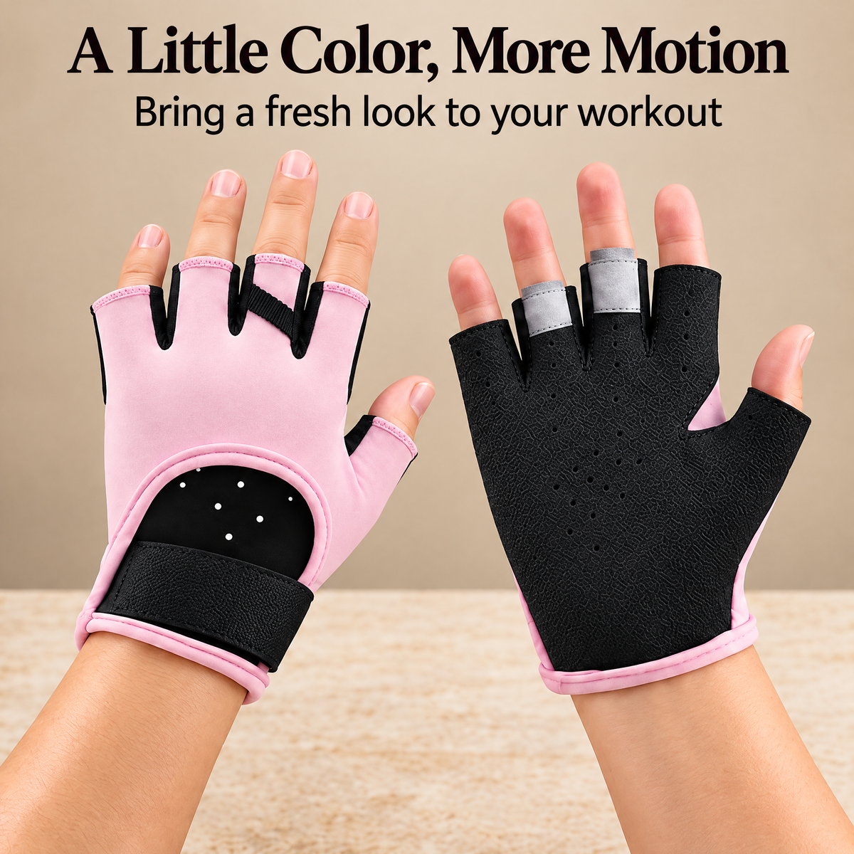 Aldenwyn™ Pink & Black Training Gloves